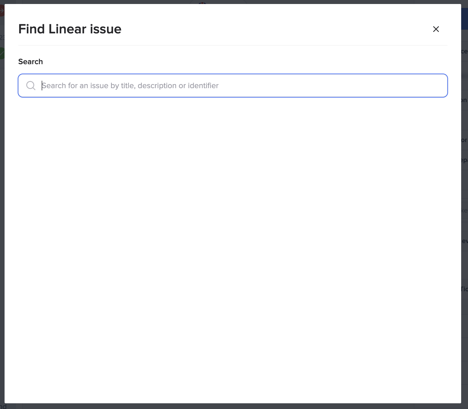 Search for Existing Tickets